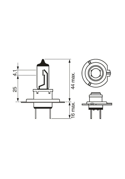 Bulacaksin Bosch  Ampul H7 12V 55W
