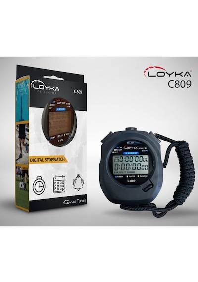 Loyka C809 El Tipi 10 Lap Hafızalı Dijital Kronometre