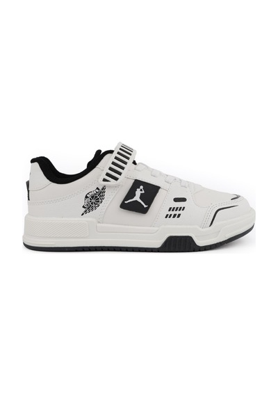 Cool King Jorans Sneaker Ortopedik Taban Unisex Çocuk Spor Ayakkabı Beyaz
