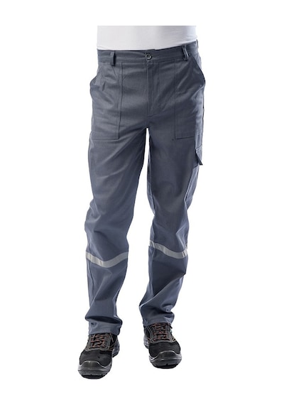 16/12 Gabardin Yazlık İş Pantolonu Gri/Lacivert