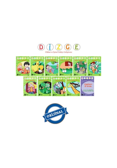 Dizge 3 - 4 Yaş Görsel Algı Ve İşitsel Dikkat Geliştirme Seti