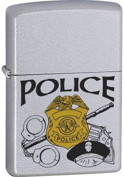 Zippo Police Zippo Lighter Çakmak - 49007-00063-model46 Çok Renkli