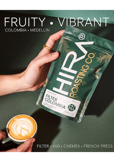 Hıra Roasting Co Colombia Çekirdek Filtre Kahve 500 Gr