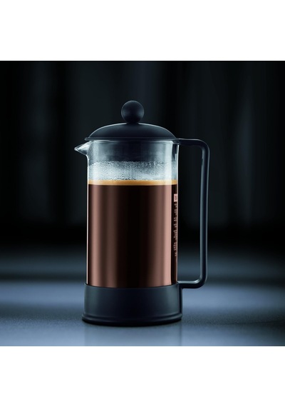 Brezilya French Press Kahve Makinesi, 963 Gr, 1 Litre 8 Fincan , Kırmızı Diğer
