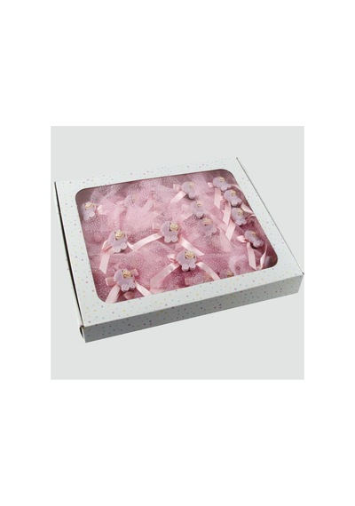 Bebek - 464 - Arabası Figürlü - Csmo-tex - Dolap Süsü-pembe
