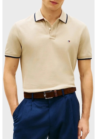 Tommy Hilfiger Erkek Polo Yaka T Shirt Mw0mw42748 Rbt Kum