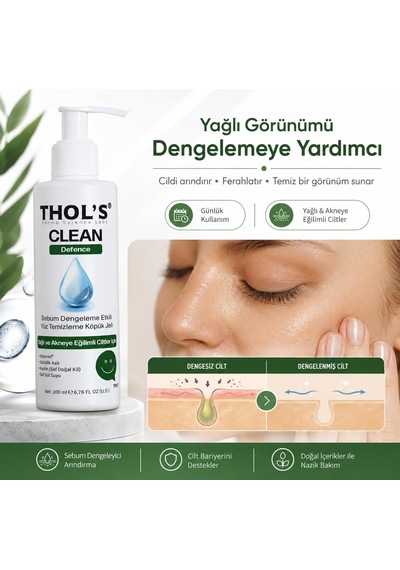Tr S Tb4 Sivilce Karşıtı Ve Sebum Dengeleyici Yüz Temizleme Jeli - Salisilik Asit & Kaolin Kil 200 Ml