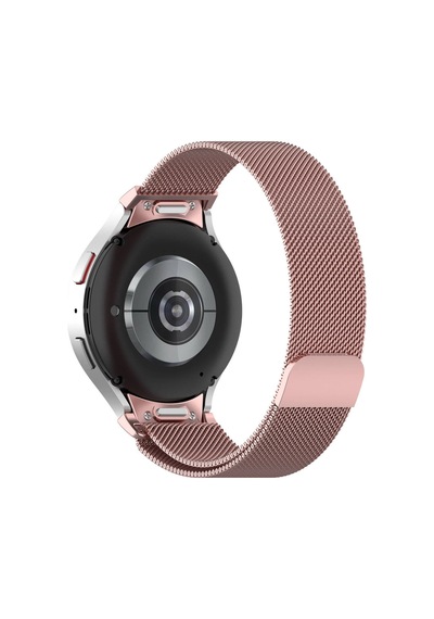 Galaxy Watch 6 Classic 47mm Uyumlu Krd-01 Metal Csm Kordon Pembe