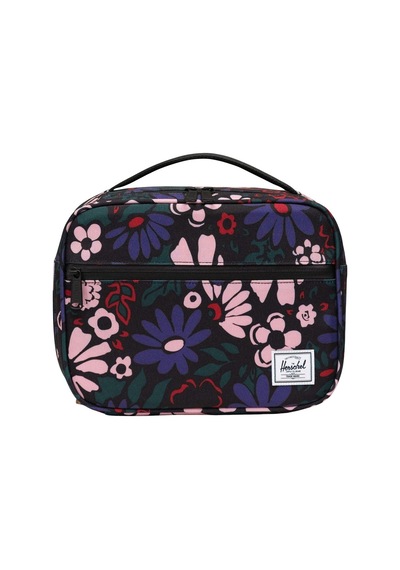 Herschel Pop Quiz Termal Yemek Ve Beslenme Çantası Çiçekli Bloom Siyah
