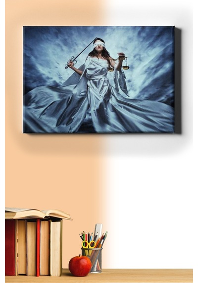 Webstyle Sayılarla Boyama Seti Kasnaklı Adalet 2 50x65 Cm