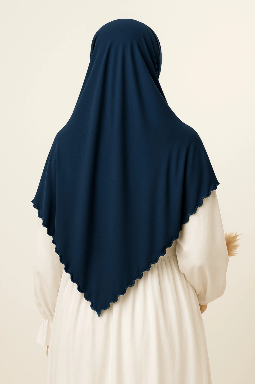 Mim Eşarp Enba Premium Jersey Sandy Şal - 75x190 Cm Lacivert