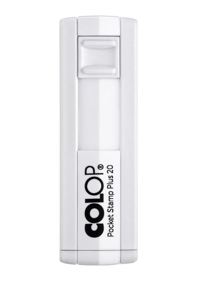 Colop Cep20 Kaşe Beyaz Kasa Mavi Keçe - 14x38mm Renksiz
