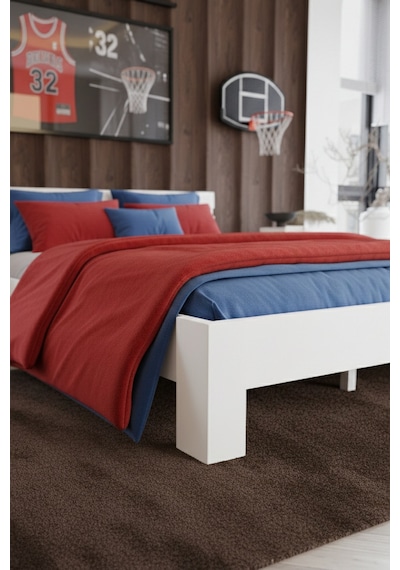 Letto Çift Kişilik Mdf Karyola Ve 2 Komodinli Set