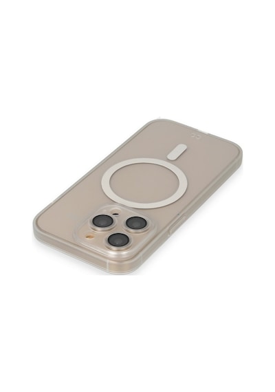 Apple iPhone Uyumlu  14 Pro Kılıf Grand Magneticsafe Kapak -  Şeffaf