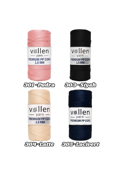 1.5mm-150mt Polyester Makrome Ipi, Supla Ipi, Çanta Ipi, Bileklik Ip,i Makrame,pudra Pembe