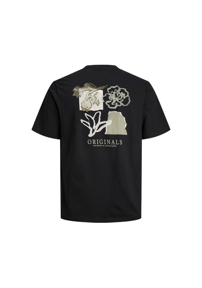Jack & Jones Montauk Allover Print Erkek Siyah Tişört 12292148-b