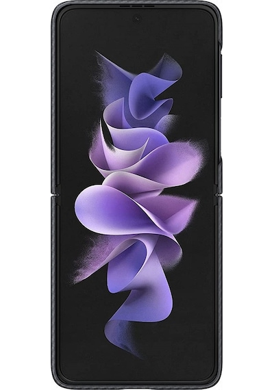 Samsung Uyumlu Galaxy Z Flip3 5G Aramid Cover Kilif, Siyah 526725154