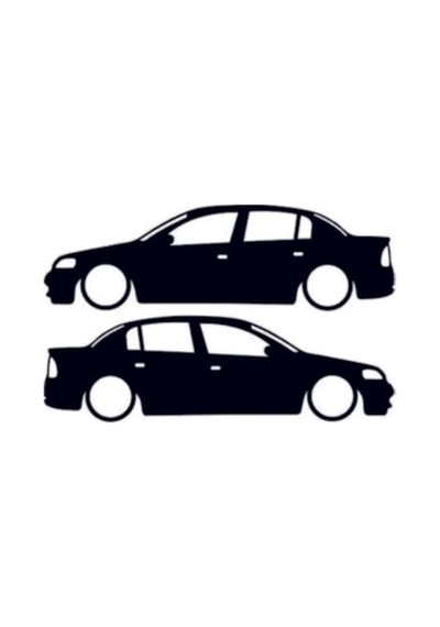 Opel Astra G Sedan Sticker Basık Sticker
