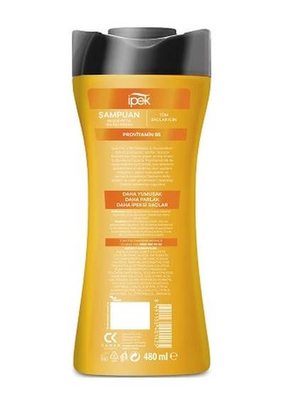 İpek Provitamin B5 Tüm Saçlar İçin Şampuan 480 Ml X 3 Adet PKT.IPEK.023