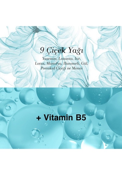 Besleyici Yağlar Şampuan 300 Ml Kuru Ve Yıpranmış Saçlar İçin, 9 Çiçek Yağı, Pantenol Ve Biocomplex B11