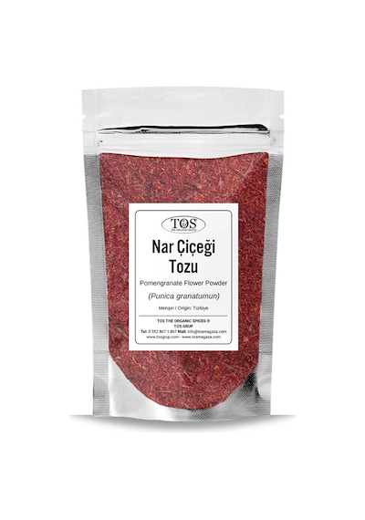 Tos The Organic Spices Nar Çiçeği Tozu 500 G Punica Ganatumun