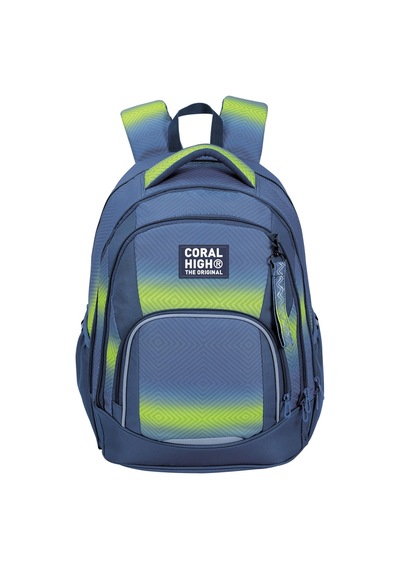 Coral High Neon Desenli Okul Sırt Çantası 24457 Pembe