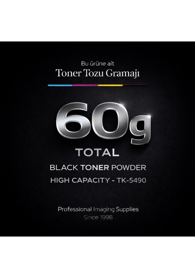 Kyocera Tk-5490 Toner Tozu Siyah 60 Gr Ma2101cfx Ma2101cwfx Pa2101cwx Pa2101cx Ma2101 Pa2101