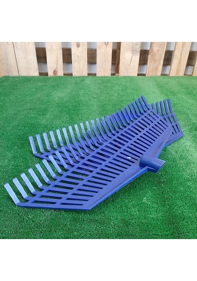 Yaprak Toplama Tırmığı 28 Diş Plastik Çim Tırmık Yelpaze Tırmığı