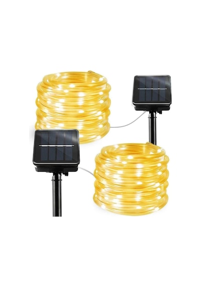 Ayrex Menfry Solar Enerjili Hortum Kaplamalı Led Iç Dış Mekan Bahçe Balkon Teras Aydınlatma Dekor