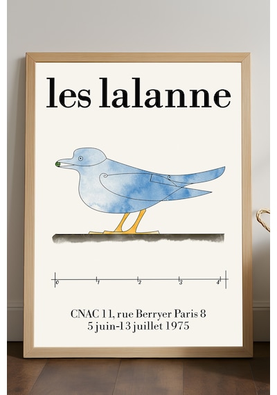 Les Lalanne Ahşap Çerçeveli Poster, Dekoratif Sanatsal Duvar Tablosu