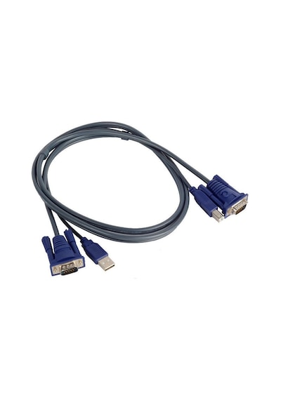 4535 Usb Kvm Switch Vga Yazıcı Adaptör Kablosu