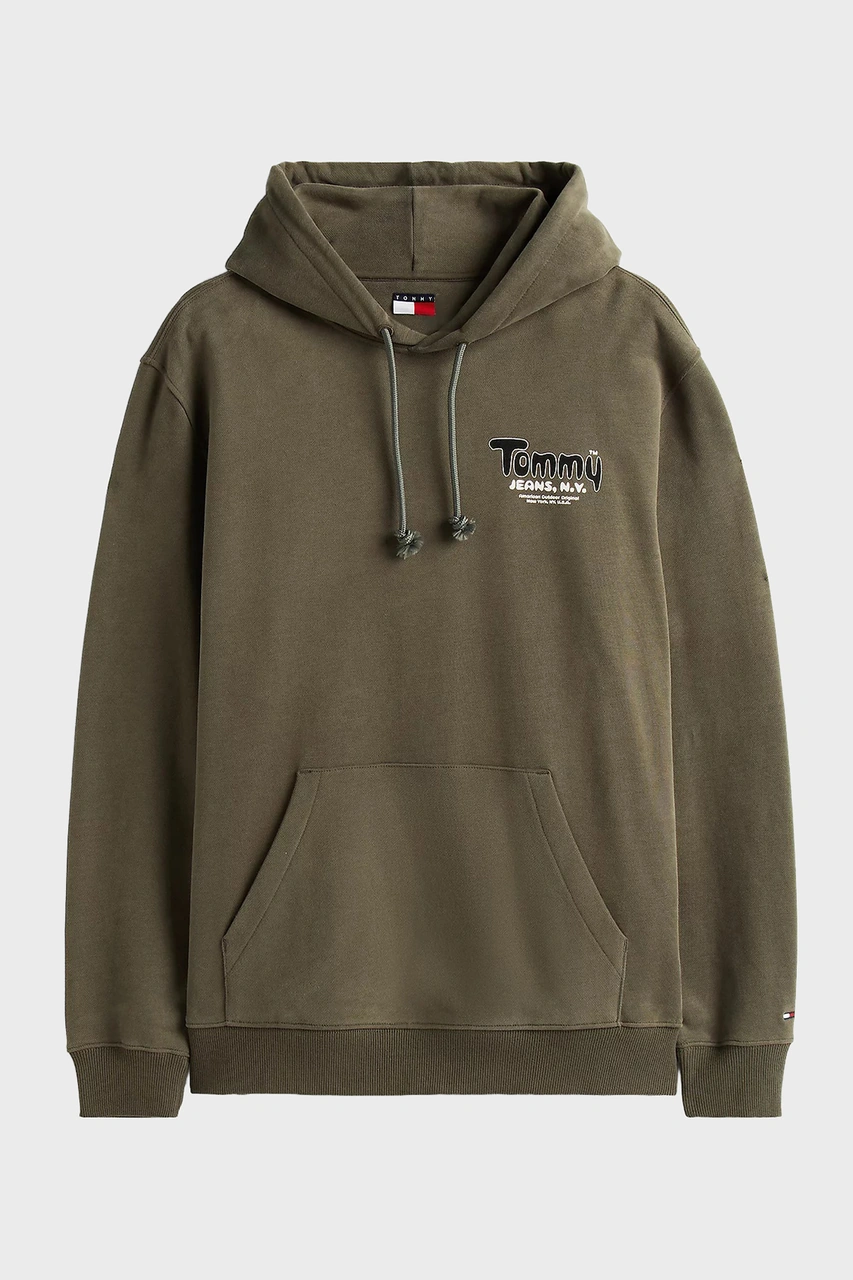 Tommy Jeans Erkek Sweat Dm0dm22086 Mrh Koyu Yeşil Koyu Yeşil