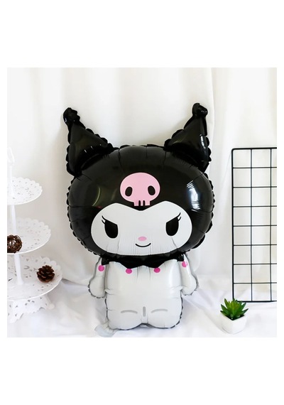 Kuromi Balon Set Doğum Günü Balon Seti Gökkuşağı Rakam