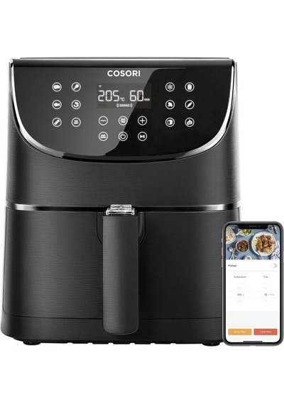 Cosori Premium XXL Airfryer 5.5 L Yağsız Fritöz (Outlet) Siyah