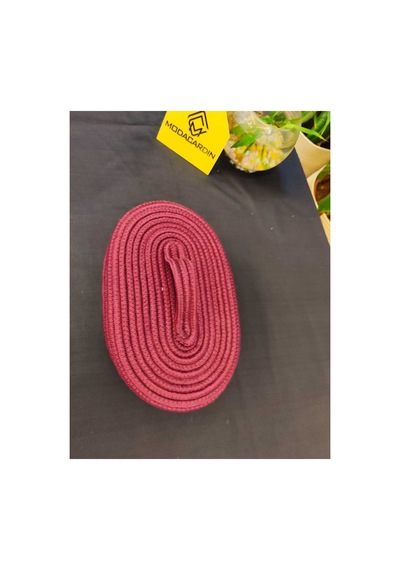 Hasır Jüt Sepet Oval Kapaklı Organizer Düzenleyici 30x20x10 Cm Erik Erik