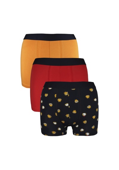 Alaturka Erkek Boxer Karışık Renk 3'lü Paket Set -bxr2000 Model-1 Model1