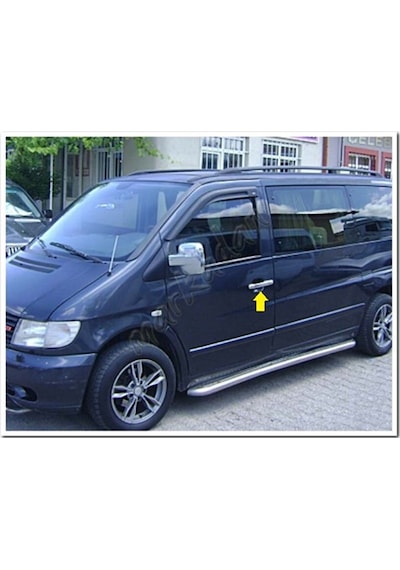 Db Chrome Mercedes Vito Kapı Kolu Nikelajı 1996-2003 4 Kapı P.Çel