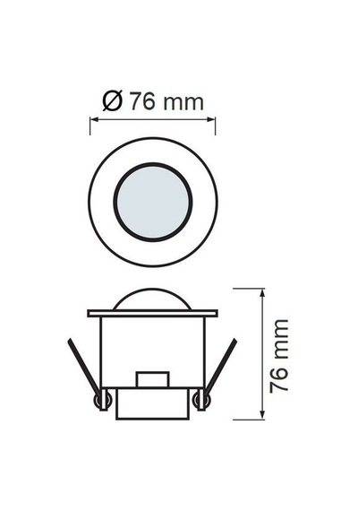 Noas 10 Amper 1200 Watt 360 Derece Sıva Altı Hareket Sensörü Yl04-7002