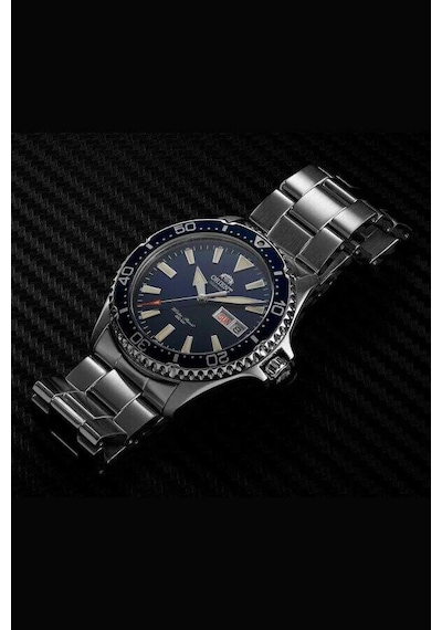 Orient Ra-aa0002l39b Kurmalı Otomatik Çelik Gri Lacivert Kadran 20 Atm 43 Mm Erkek Kol Saati Gri