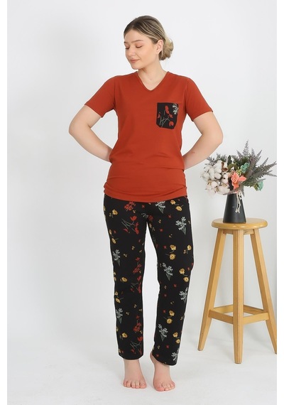 Akbeniz Kadın Kısa Kol Pamuk Penye Pijama Takım Kremit 4214-kremit Kremit Akbeniz Kadın Kısa Kol Pamuk Penye Pijama Takım Kremit 4214-kremit Kremit