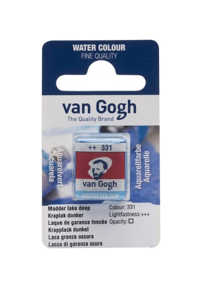 Van Gogh Watercolour Pan Madder Lake Deep 331 Çok Renkli