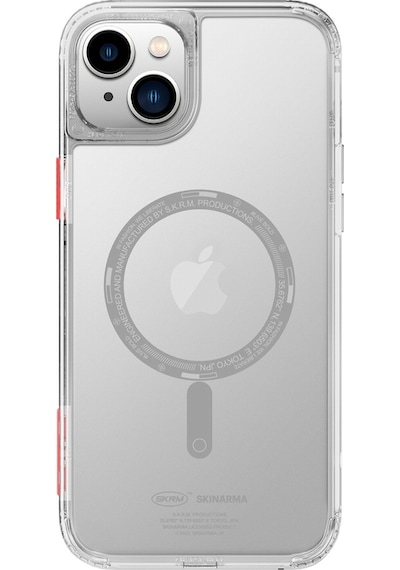 Apple Uyumlu iPhone 14 Kılıf Skinarma Şeffaf Airbag Tasarımlı Magsafe Şarj Özellikli Saido Kapak