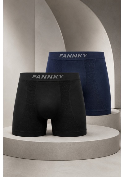 Womanandkids Night Çok Renkli Erkek Casual Comfort Günlük 2 Li Boxer