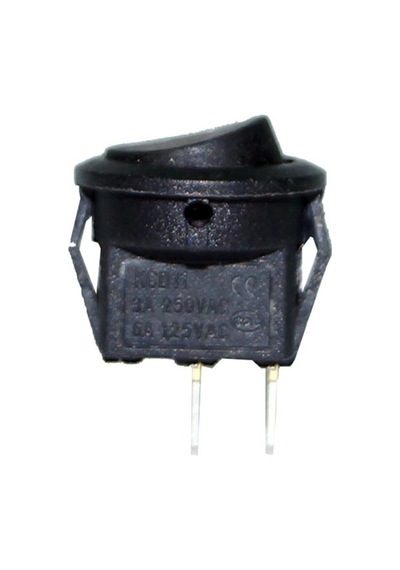 Yuvarlak Tip Aç Kapa Buton 2 Kademeli On Off Rocker Switch Daire Anahtar 250v Ac 3a/125v Ac 6a