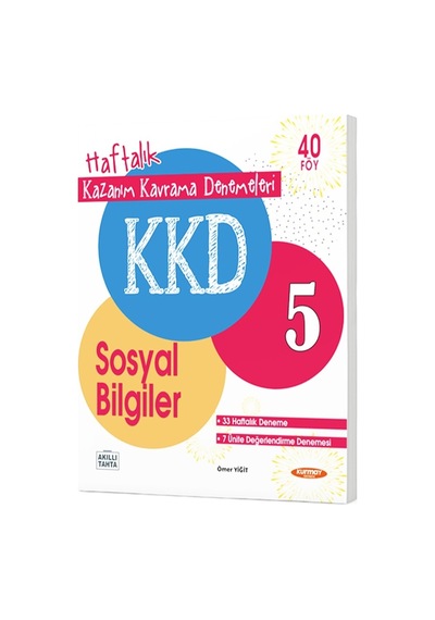 Kurmay Yayınları 5. Sınıf Sosyal Bilgiler Haftalık Kazanım Kavram