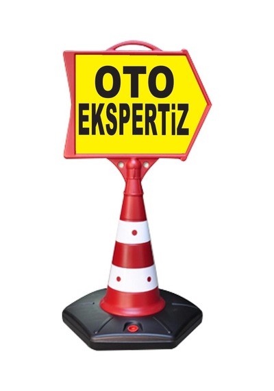 Oto Exspertiz Temalı Uyarı ve Ok Reklam Dubası