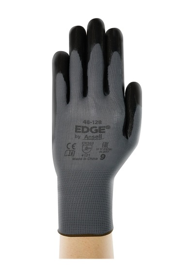 Ansell Edge 48-128 Yağ Ve Aşınma Dirençli İş Eldiveni No 7 12'li Paket