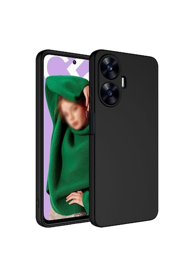 Realme C55 Kılıf Zore Mara Lansman İç Yüzeyi Kadife Kılıf