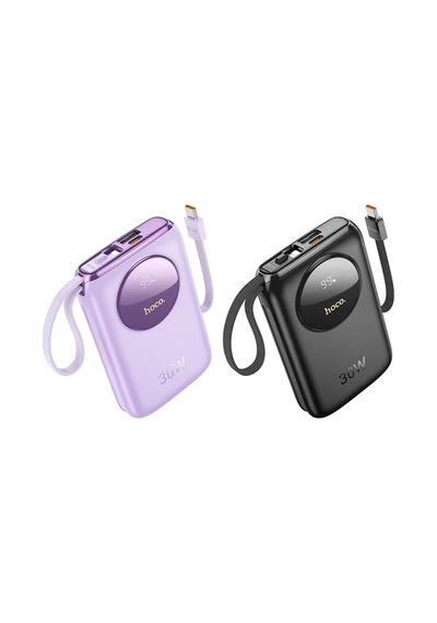 Hoco Q19 Lucky 10000mah 30w Dijital Göstergeli Kablolu Powerbank- 5775