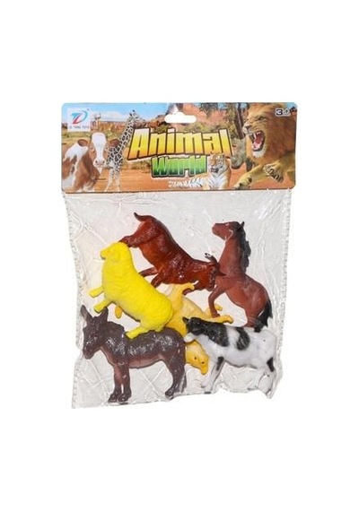 Pvc Çiftlik Hayvanları 6lı 10 Cm